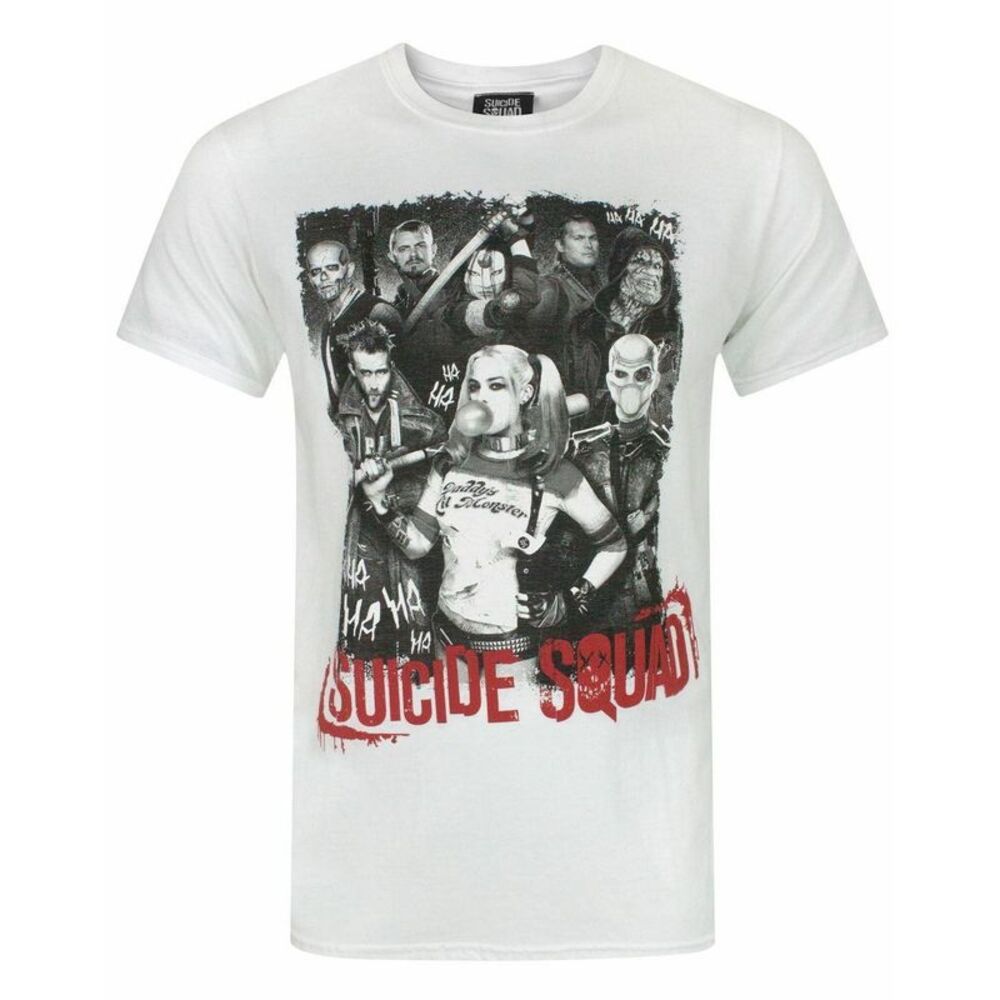 Suicide Squad Mens Group T-Shirt / White
